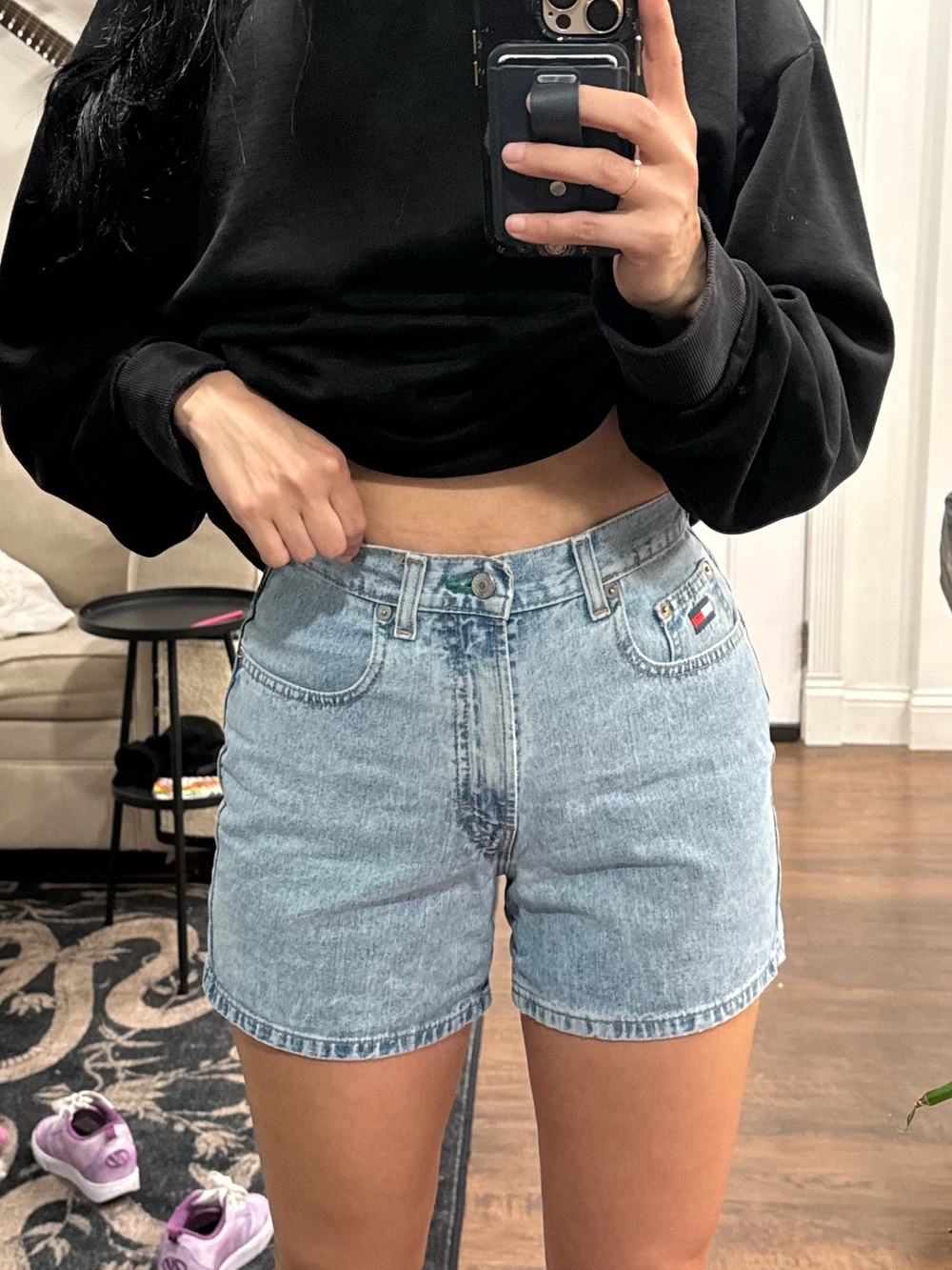 Tommy Hilfiger Light Blue Denim Jean Shorts